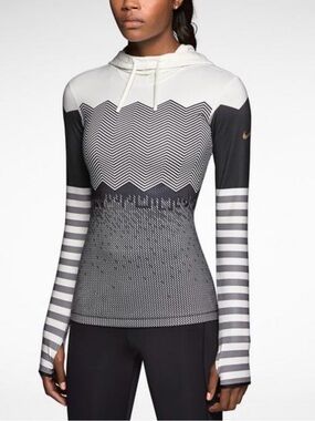 Nike Pro Hyperwarm Engineered Print Hoodie